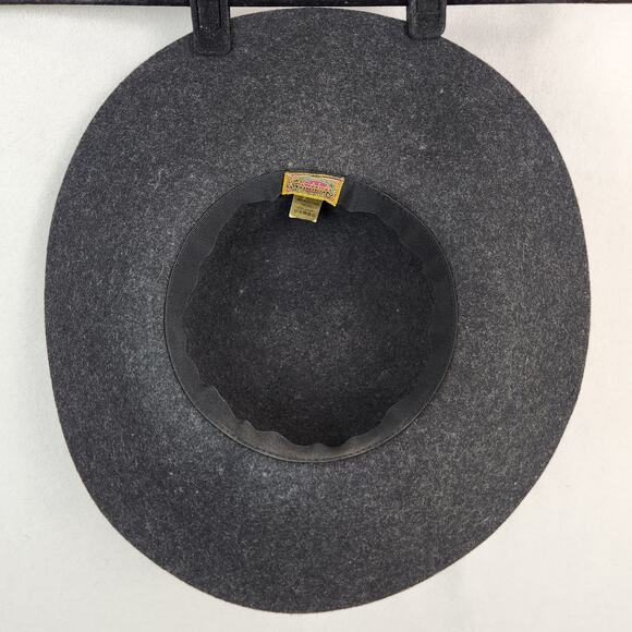 Scala Collezione Women’s Black 100% Wool Wide Brim Hat Bohemian Festival EUC - Picture 4 of 10